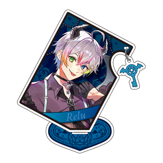 すたぽら 悪魔と小悪魔 チャーム付きアクリルスタンドポップ Relu