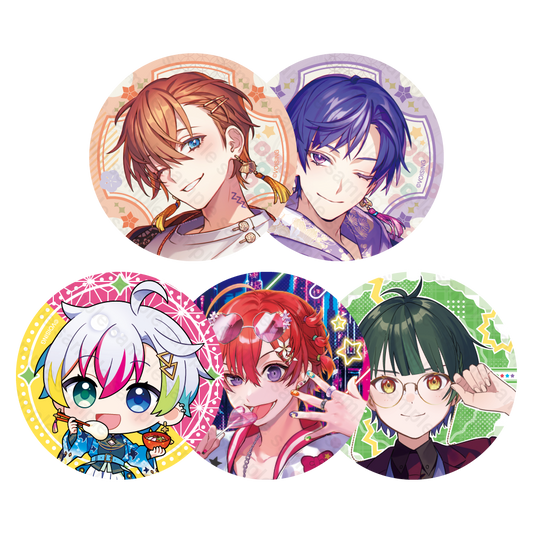 すたぽら ランダム缶バッジ 2025年 お正月ver.