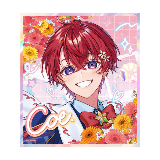 すたぽら 4周年記念 色紙風アクリルプレート Coe.