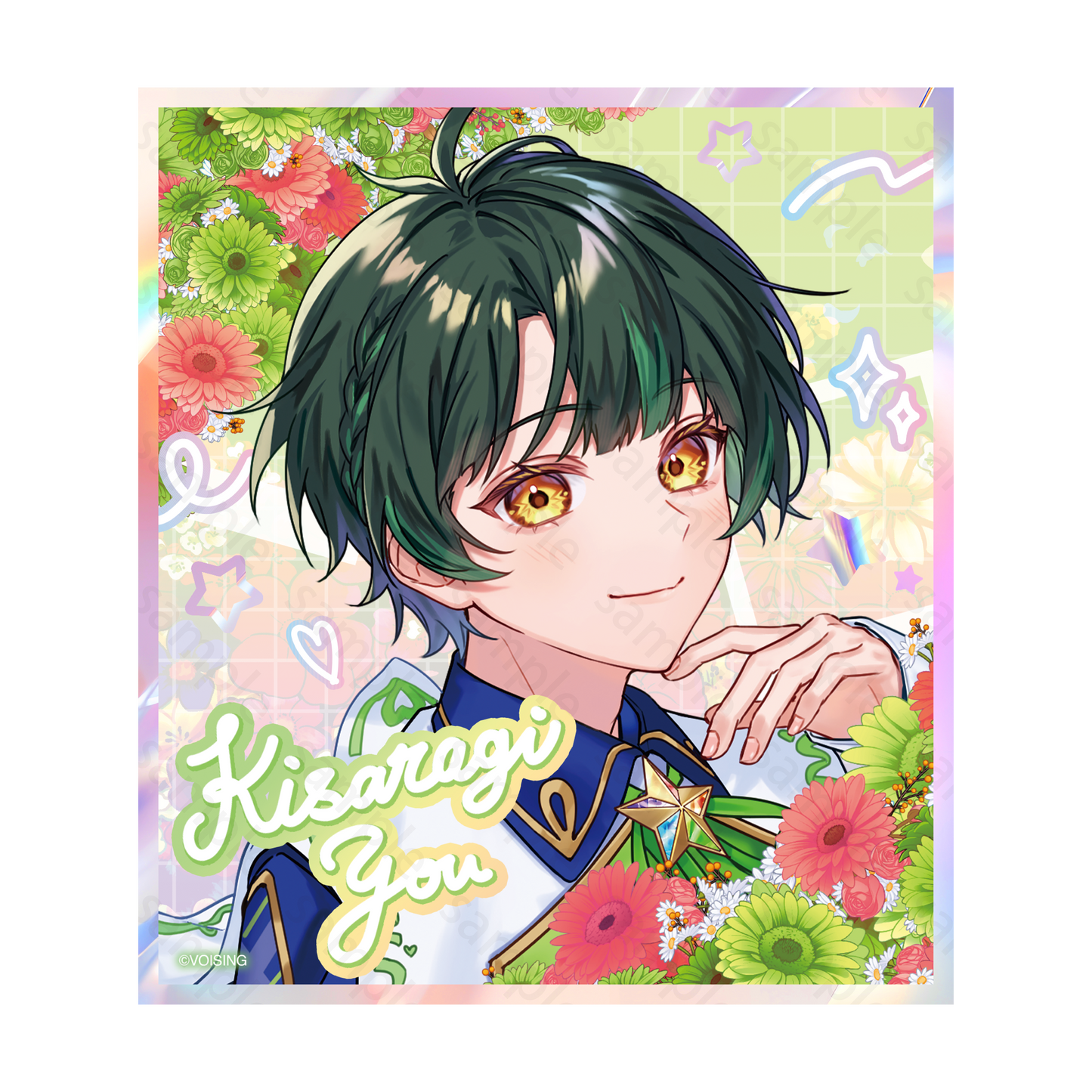 すたぽら 4周年記念 色紙風アクリルプレート 如月ゆう
