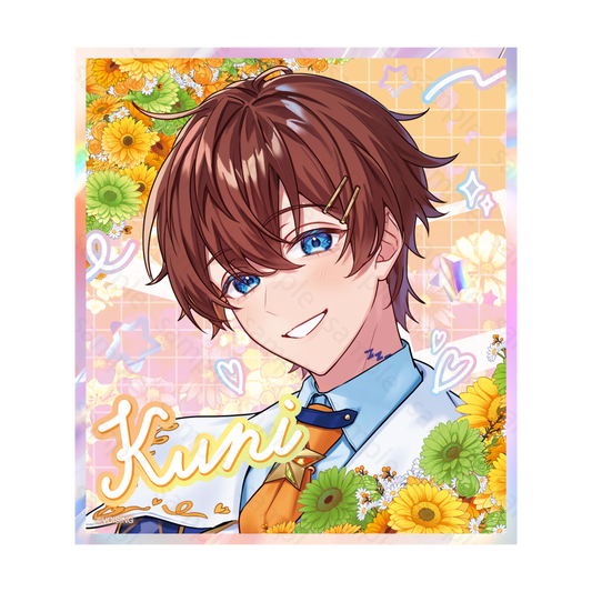 すたぽら 4周年記念 色紙風アクリルプレート くに