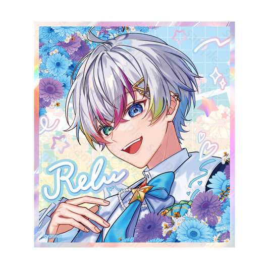 すたぽら 4周年記念 色紙風アクリルプレート Relu