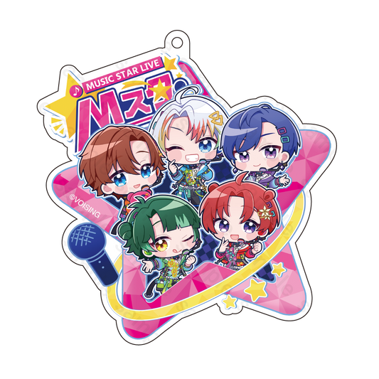 すたぽら Mスタ 2025 アクリルキーホルダー 全員集合