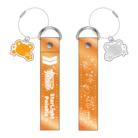 すたぽら Mスタ 2025 銀テープ風バッグチャーム くに