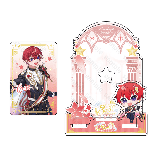 すたぽら 3周年記念 クリアブロマイド付きチェキスタンド Coe.