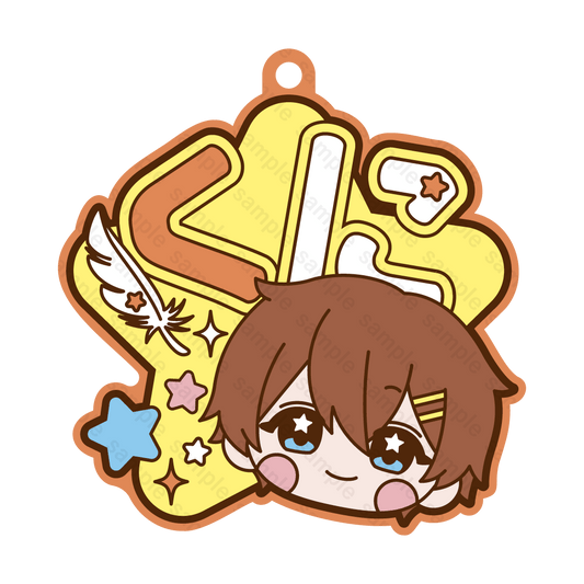 すたぽら 3周年記念 ラバーネームキーホルダー くに