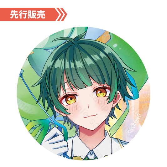 【先行販売】如月ゆう誕生日記念 オーロラ缶バッジ 2025