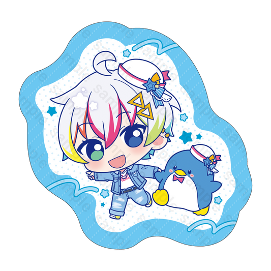 すたぽら ダイカットミニクッション 2024年 サンリオキャラクターズver. Relu×タキシードサム