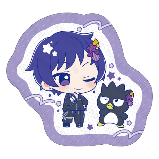 すたぽら ダイカットミニクッション 2024年 サンリオキャラクターズver. こったろ×バッドばつ丸