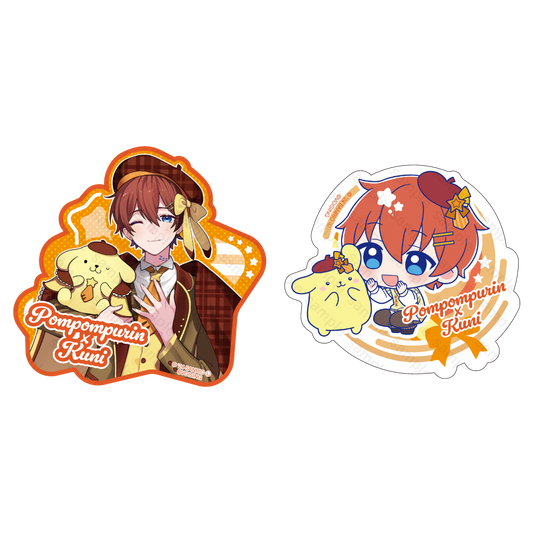 すたぽら ステッカーセット 2024年 サンリオキャラクターズver. くに×ポムポムプリン