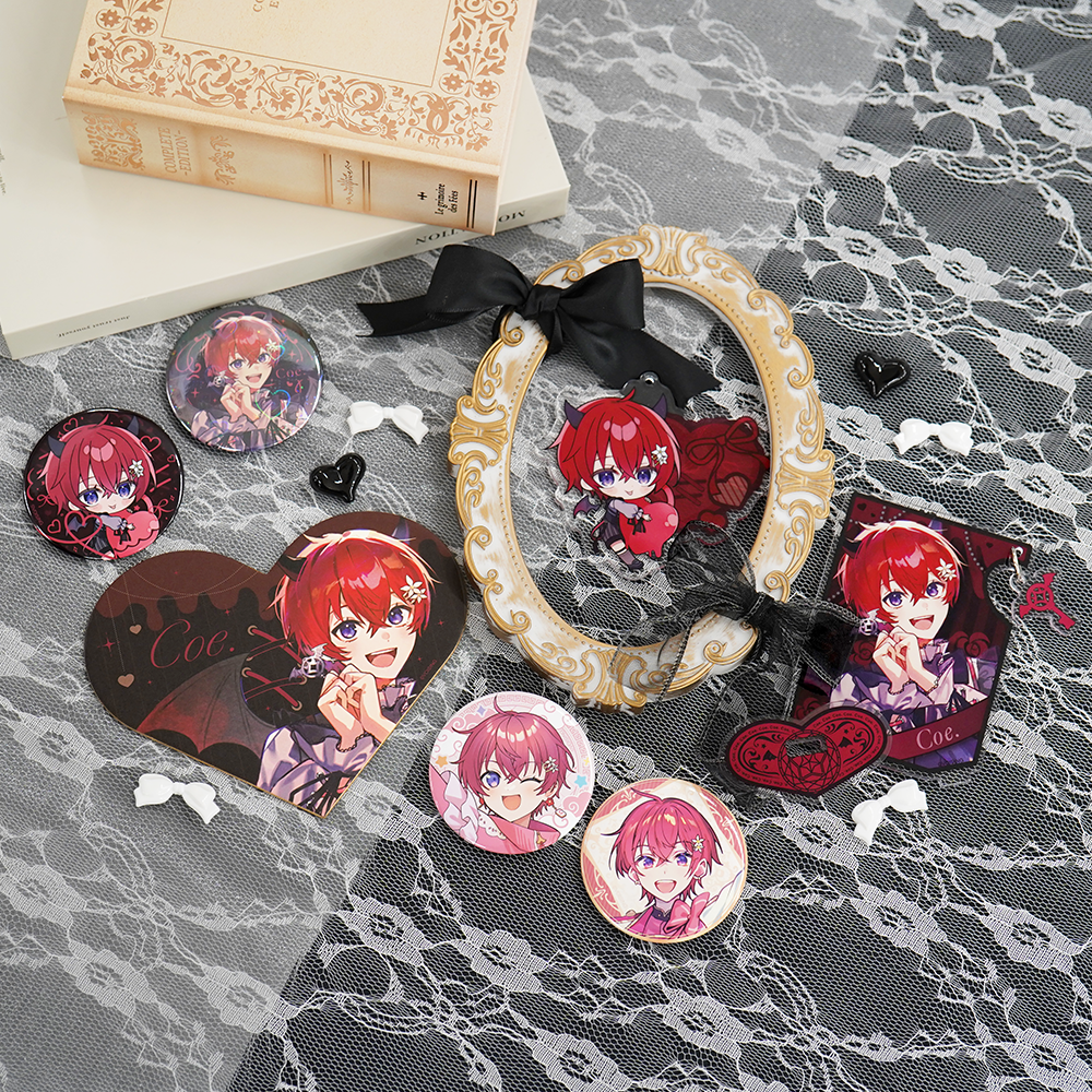 すたぽら 悪魔と小悪魔 アクリルキーホルダー Coe.