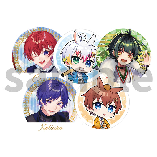 すたぽら ランダム缶バッジ 2023年 お正月ver.