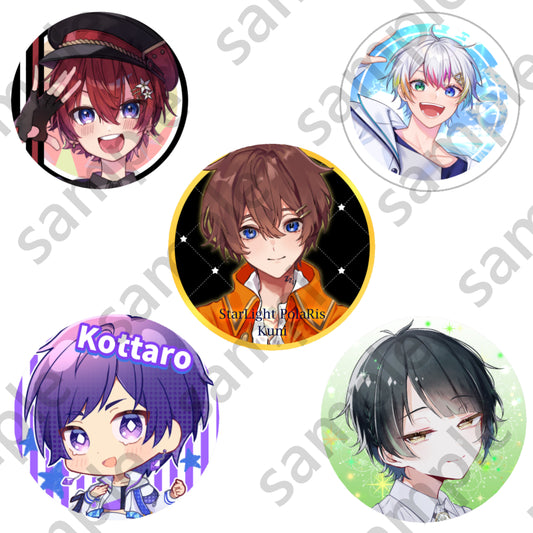 すたぽら ランダム缶バッジ 第2弾