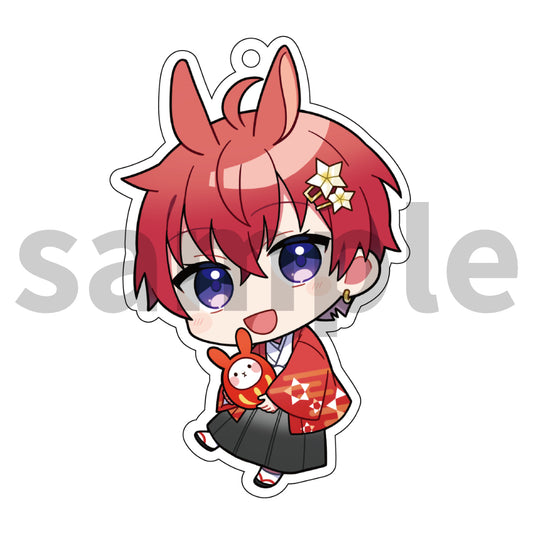 すたぽら うさみみアクリルキーホルダー 2023年 お正月ver. Coe.