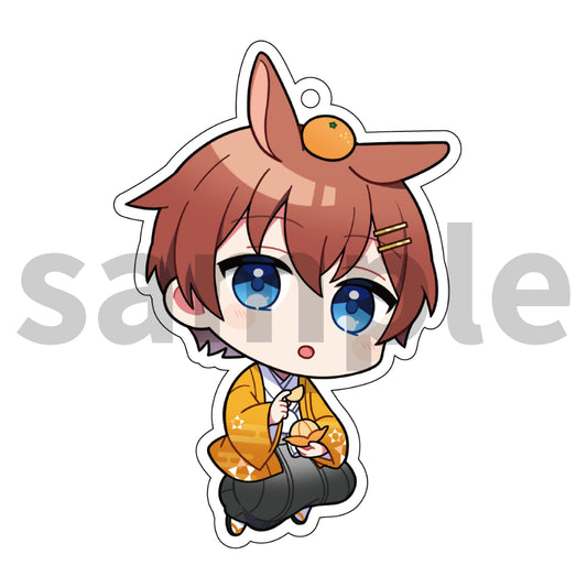 すたぽら うさみみアクリルキーホルダー 2023年 お正月ver. くに