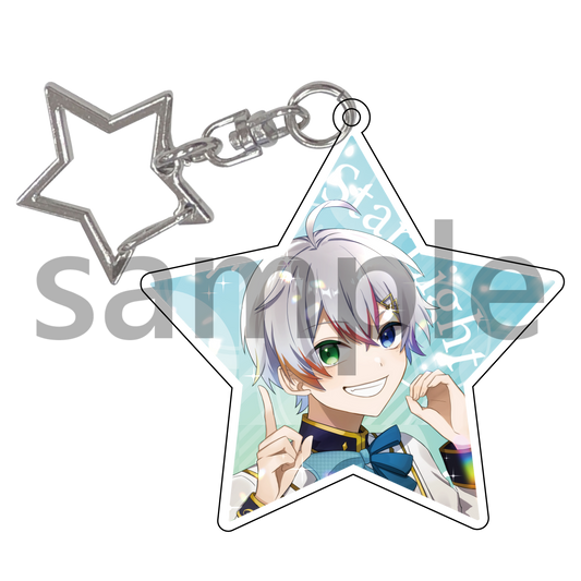 【数量限定】登録者数10万人突破記念 星型アクリルキーホルダー Relu