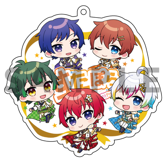 すたぽら 2周年記念 アクリルキーホルダー 全員集合