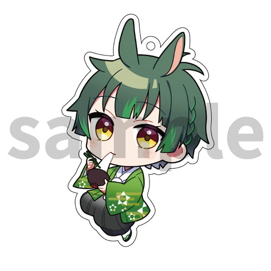 すたぽら うさみみアクリルキーホルダー 2023年 お正月ver. 如月ゆう