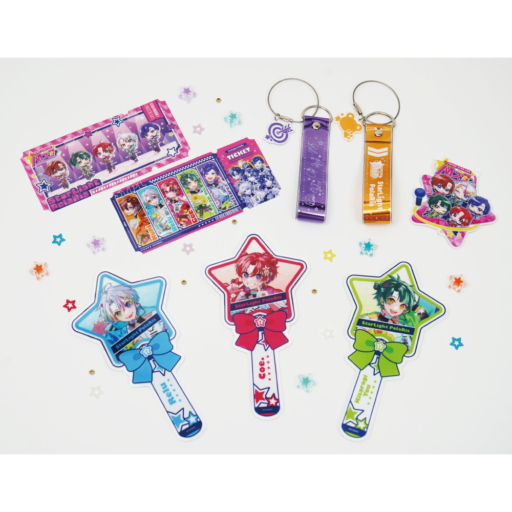 すたぽら Mスタ 2025 アクリルキーホルダー 全員集合