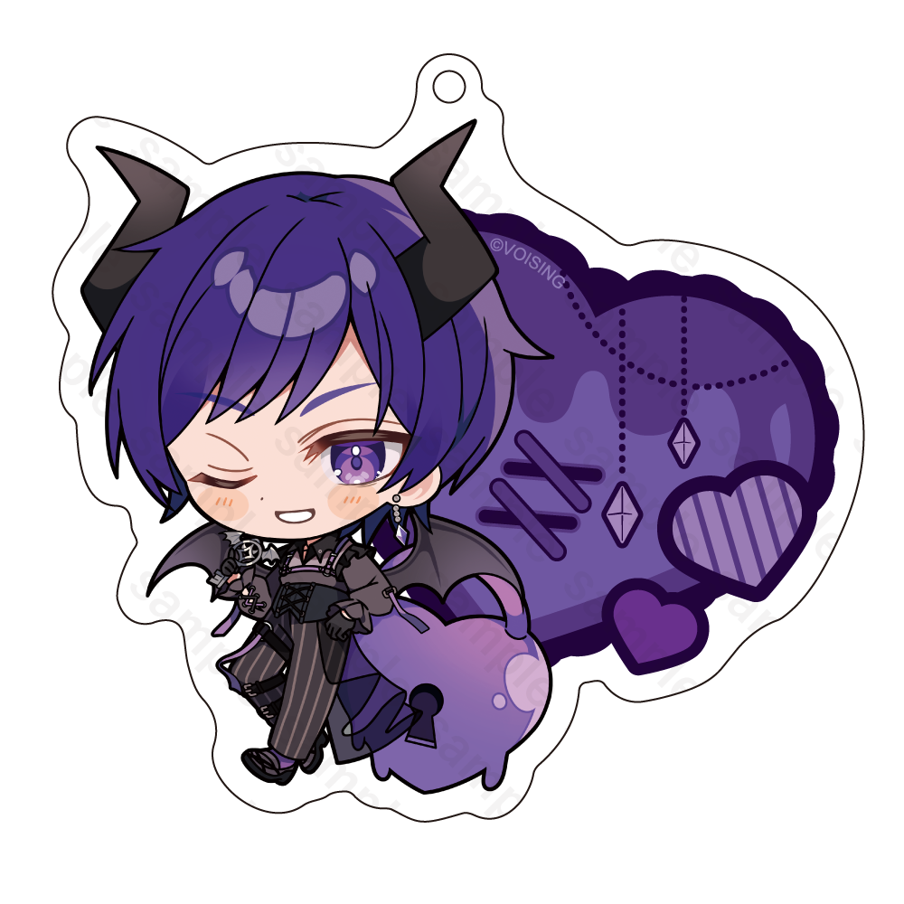 すたぽら 悪魔と小悪魔 アクリルキーホルダー こったろ