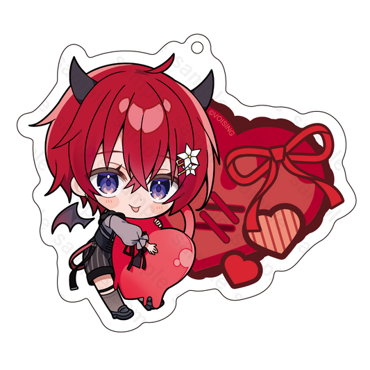 すたぽら 悪魔と小悪魔 アクリルキーホルダー Coe.