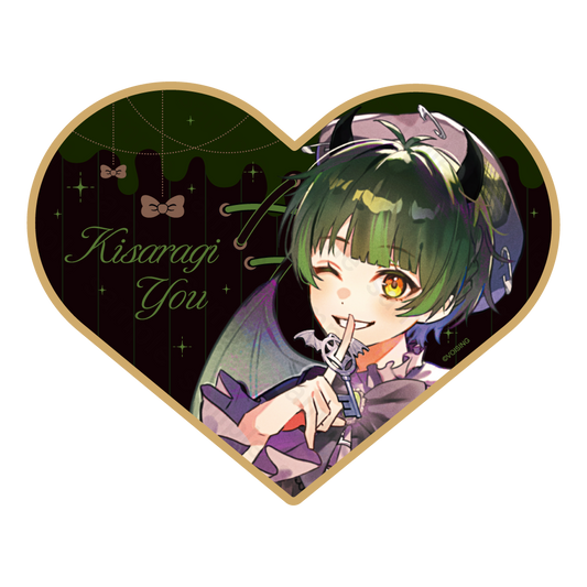 すたぽら 悪魔と小悪魔 ハート型色紙 如月ゆう