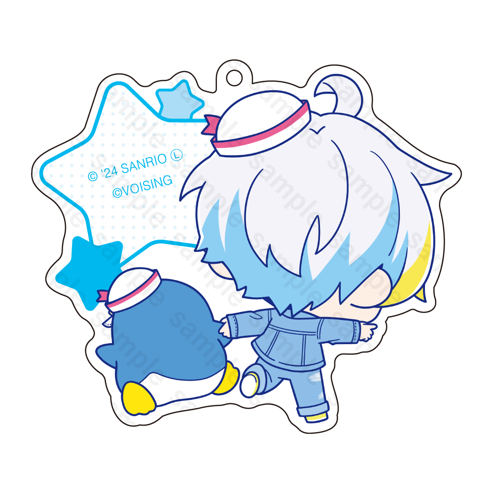 すたぽら アクリルキーホルダー 2024年 サンリオキャラクターズver. Relu×タキシードサム