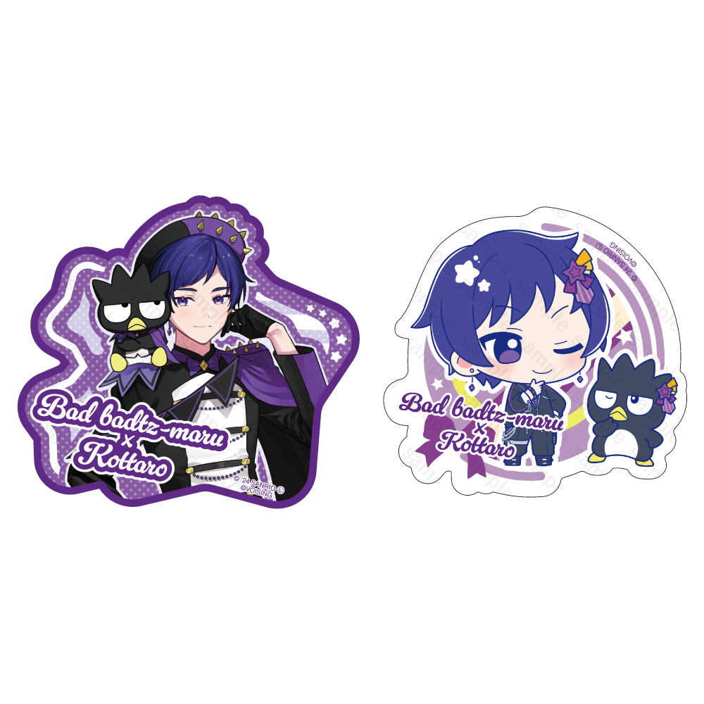 すたぽら ステッカーセット 2024年 サンリオキャラクターズver. こったろ×バッドばつ丸