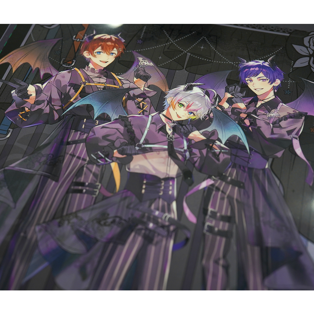 すたぽら 悪魔と小悪魔 メタルクリアファイル 悪魔ver.