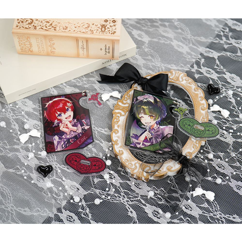 すたぽら 悪魔と小悪魔 チャーム付きアクリルスタンドポップ 如月ゆう