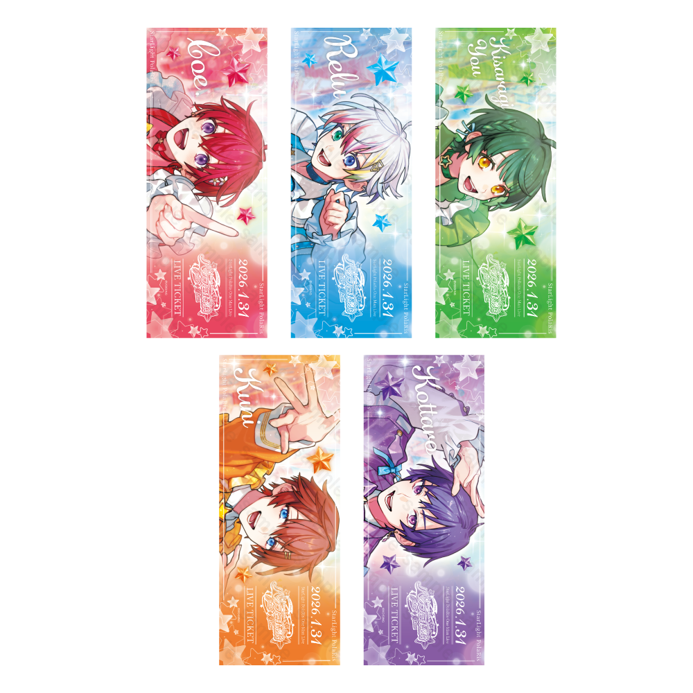 すたぽら ワンマンライブ in パシフィコ横浜 ランダムピクチャーチケット風カード