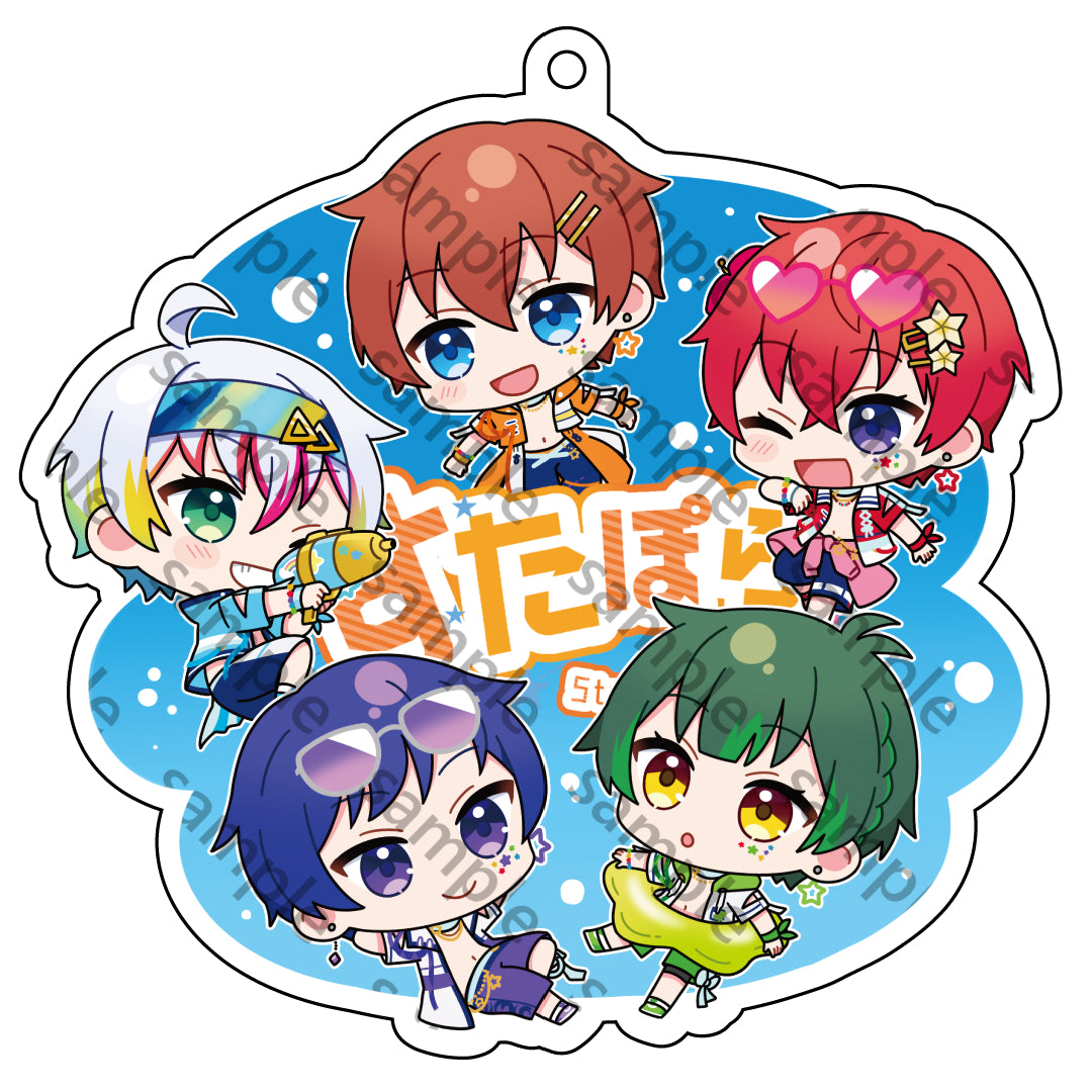 StarLand Splash!! アクリルキーホルダー 全員集合