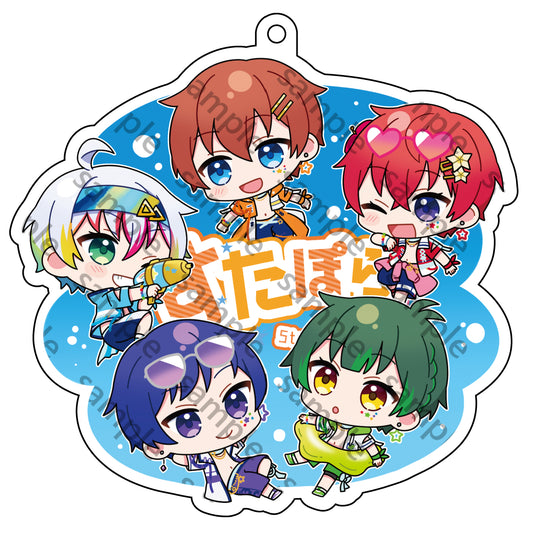 StarLand Splash!! アクリルキーホルダー 全員集合